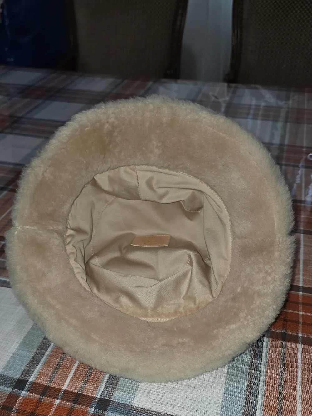 Dauphinette Shearling Face Sun Hat